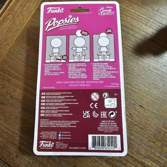 Funko Popsies Disney's Belle pop up message, NWP - Picture 4 of 4